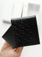 CK Black Leather Wallet For Men - Image 3