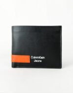 CK Black Leather Wallet For Men - Image 3