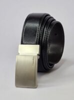 CK Black Leather Wallet-Belt Set For Men - Image 3