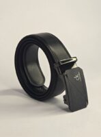 CK Black Leather Wallet-Belt Set For Men - Image 3