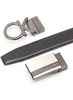 CK Leather Belt Set For Men - Image 3