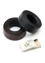 CK Leather Belt Set For Men - Image 3