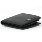 TH Black Leather Wallet For Men - Image 3