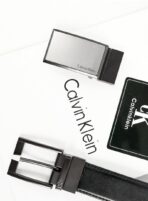 CK Leather Belt Set For Men - Image 3