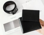 CK Leather Wallet-Belt Set For Men - Image 3
