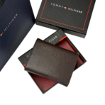 TH Brown Trifold Wallet For Men - Image 3