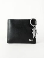 LC Black Leather Wallet-Keychain Set For Men - Image 3