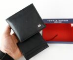 TH Black Leather Wallet For Men - Image 3