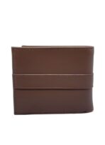 TH Brown Leather Wallet For Men - Image 3