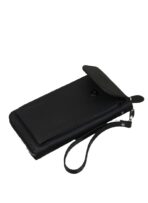 TH Long Black Leather Wallet For Men - Image 3