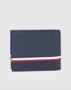 TH Navy Leather Wallet For Men - Image 3