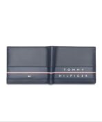 TH Navy Leather Wallet For Men - Image 3