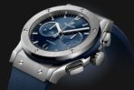 HUBLOT Chronograph Titanium Blue - Image 3