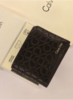 CK Brown Leather Wallet For Men - Image 3
