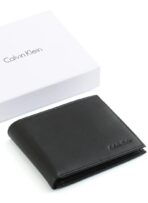 CK Black Leather Wallet For Men - Image 4