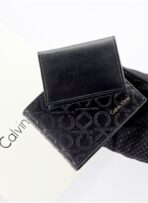 CK Black Leather Wallet For Men - Image 4