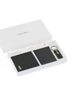 CK Black Wallet-Keychain-Card Holder Set For Men - Image 4