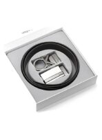 CK Leather Belt Set For Men - Image 4