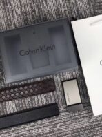 CK Leather Belt Set For Men - Image 4