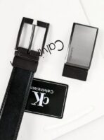 CK Leather Belt Set For Men - Image 4