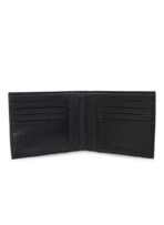 EA Black Leather Wallet & Keychain Set For Men - Image 4