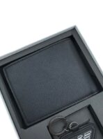 EA Black Wallet-Keychain Set For Men - Image 4