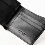 GU Black Leather Wallet For Men - Image 4