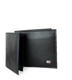 TH Black Leather Wallet For Men - Image 4