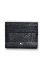 TH Black Leather Wallet-Keychain-Card Holder Set For Men - Image 4