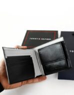TH Black Wallet For Men - Image 4
