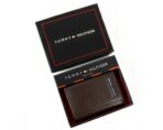 TH Brown Trifold Wallet For Men - Image 4