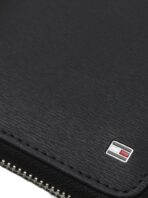 TH Long Black Leather Wallet For Men - Image 4