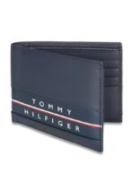TH Navy Leather Wallet For Men - Image 4