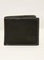 TL Black Leather Wallet For Men - Image 4