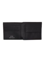 AX Black Leather Wallet & Keychain Set For Men - Image 4