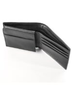GU Black Leather Wallet For Men - Image 5
