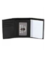 GU Black Trifold Wallet For Men - Image 5