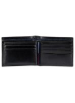 TH Black Leather Bifold Wallet For Men - Image 5