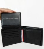 TH Black Leather Wallet For Men - Image 5
