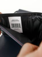 TH Black Leather Wallet For Men - Image 5