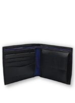 TH Black Leather Wallet-Keychain-Card Holder Set For Men - Image 5