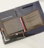 TH Brown Leather Wallet For Men - Image 5