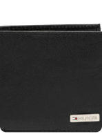 TH Black Leather Wallet For Men - Image 5