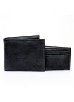 CK Black Leather Wallet-keychain Set For Men - Image 5