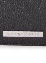 AX Black Leather Wallet & Keychain Set For Men - Image 6