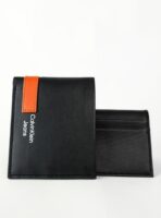 CK Black Leather Wallet For Men - Image 6