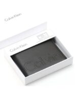 CK Black Leather Wallet For Men - Image 6