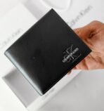 CK Black Leather Wallet-Belt Set For Men - Image 6