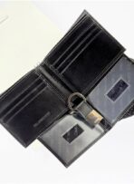 CK Black Leather Wallet-keychain Set For Men - Image 6