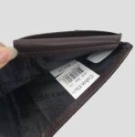 CK Brown Wallet-Keychain-Card Holder Set For Men - Image 6
